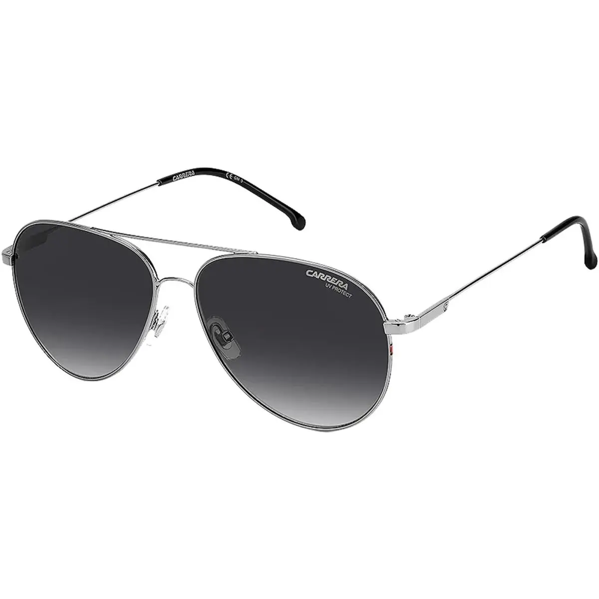 Ruthenium Small Fit Aviator Sunglasses w/ Gradient Lens CA2031TS 06LB 9O by Carrera