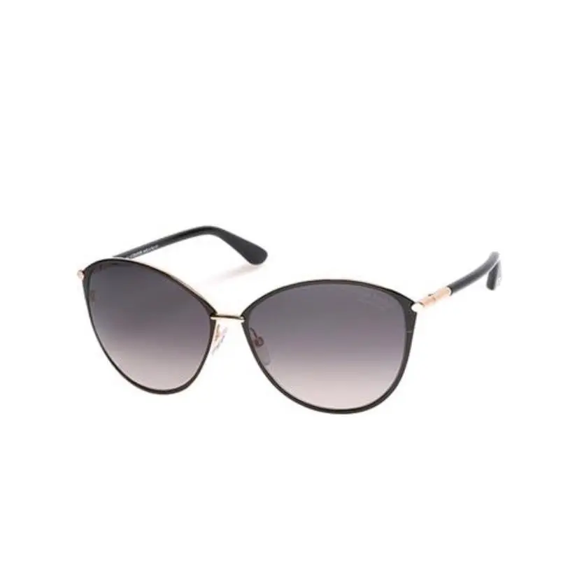 FT0320 Penelope 28D Shiny Rose Gold/smoke Polarized Women`s Sunglasses by Tom Ford