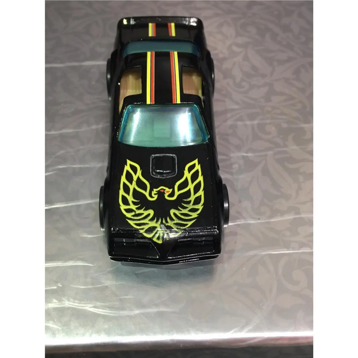 1977 Semi Restored / Error Hot Wheels “hotbird”-tampo On Hood Error