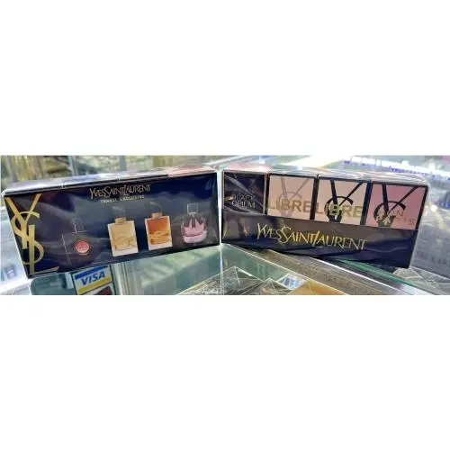 Ysl Travel 4Pc Mini Edp Travel Gift Set - Black Opium + Libre + Mon Paris by Yves Saint Laurent