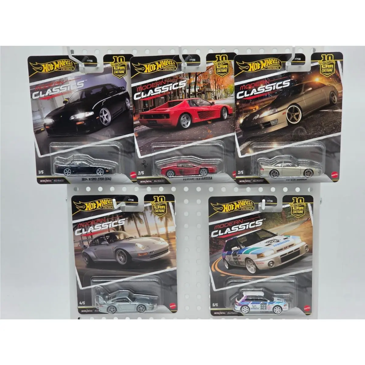 Hot Wheels - Premium Car Culture Modern Classics - 5 Car Set