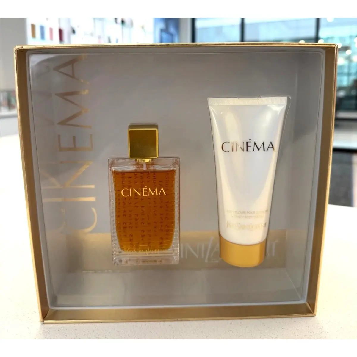 Cinéma Yves Saint Laurent 1.6 Fl Oz + 3.3 Oz Body Lotion Gift Set