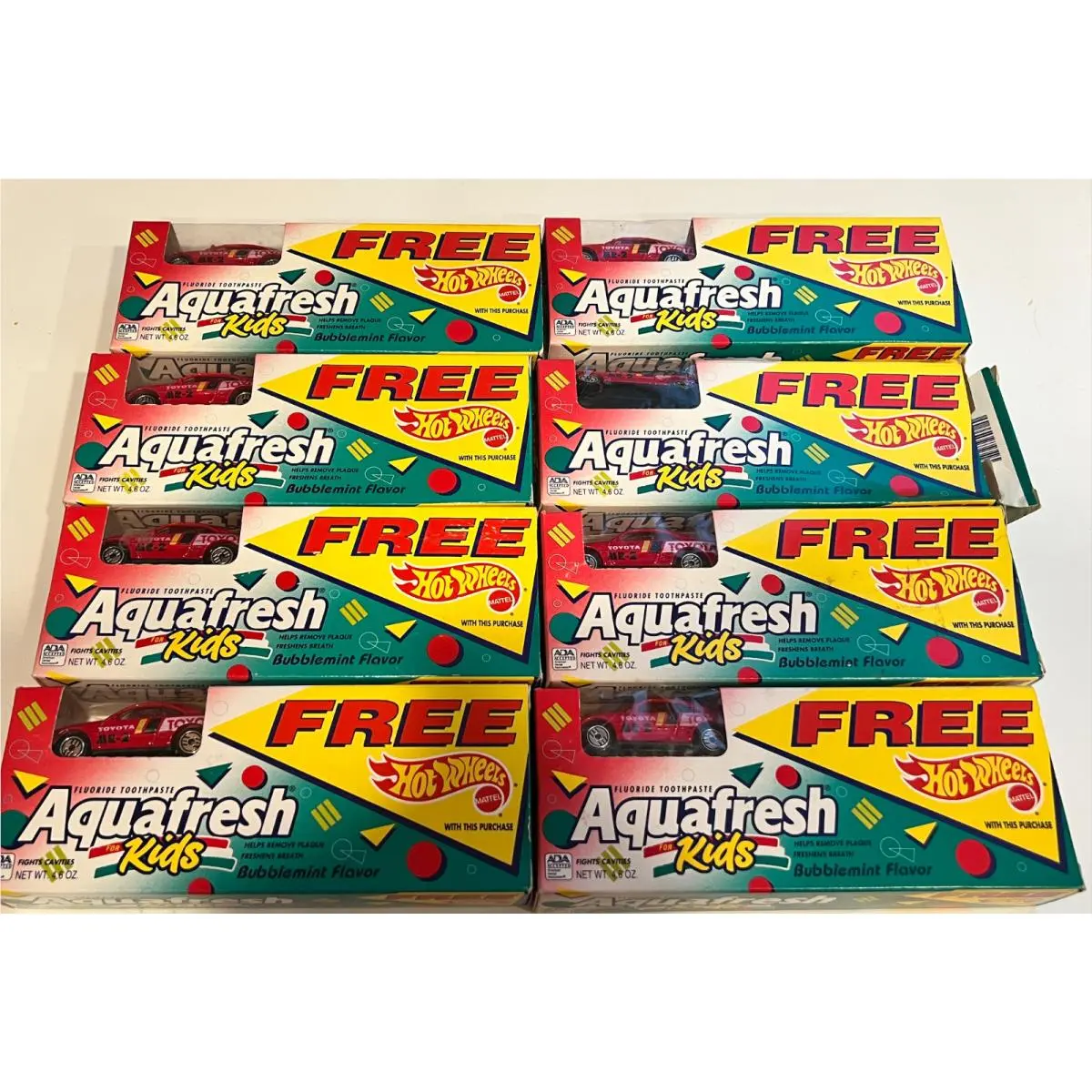 8 - Hot Wheels Aquafresh For Kids Toyota MR-2 Toothpaste Not Included - 1:64