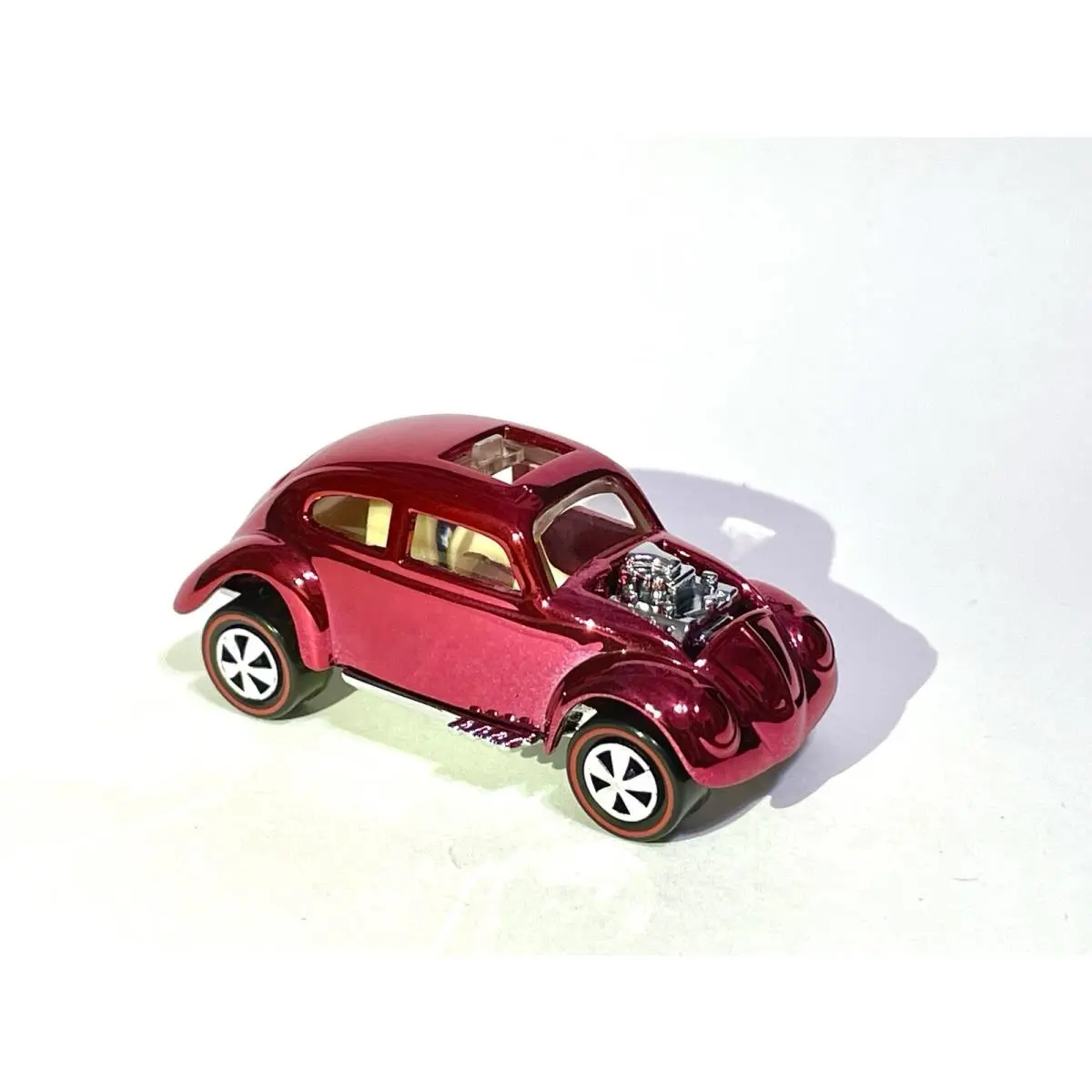 Hot Wheels Redline “custom Made Chrome Red ” VW Bug / Beetle - 1/1