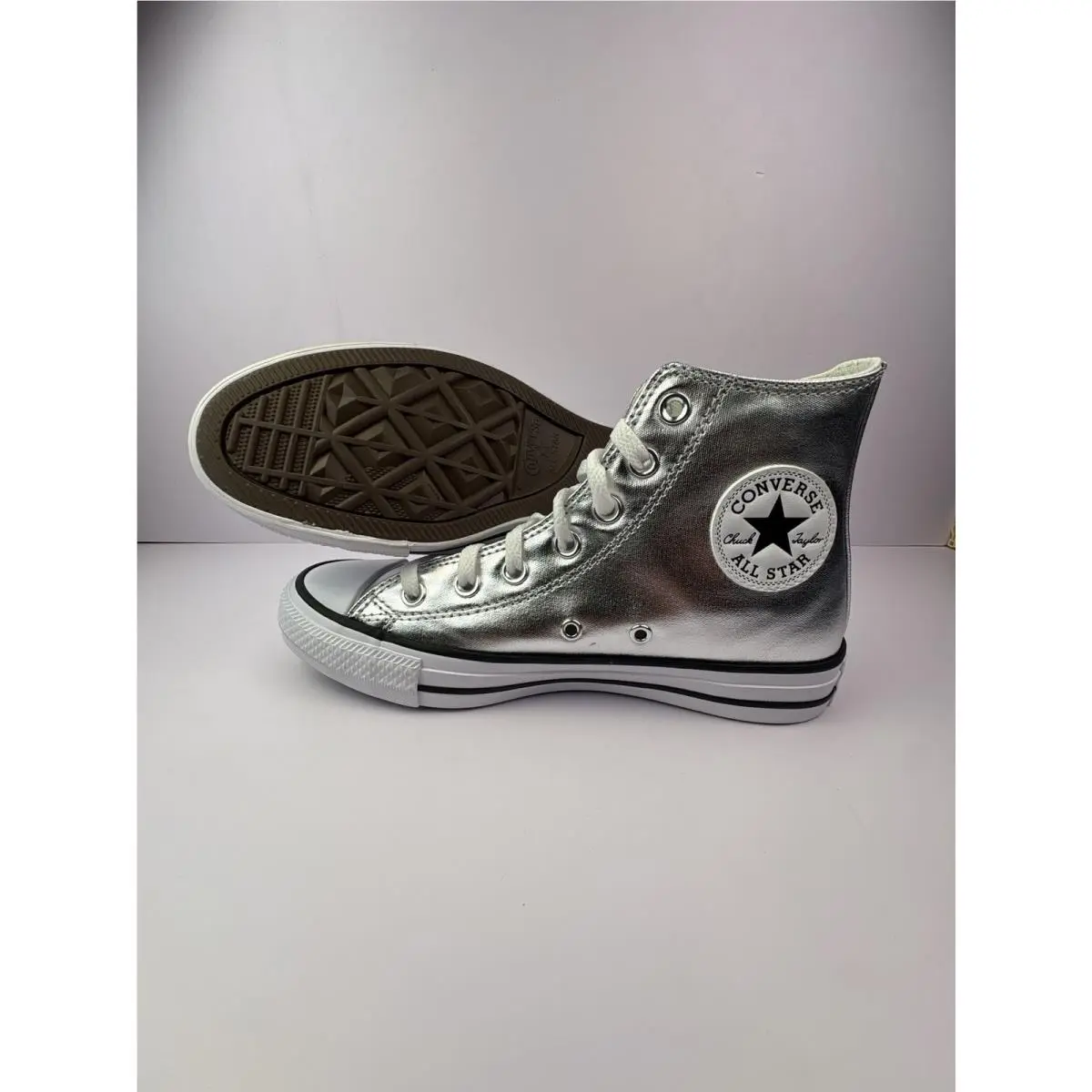 Converse shoes - Chuck Taylor All Star Hi - A14875C - Silver 3