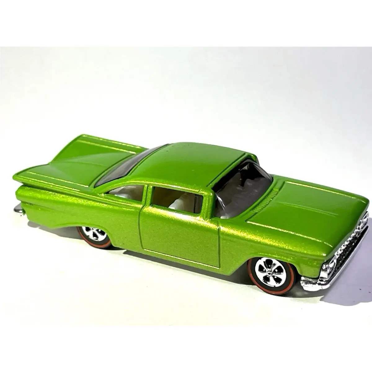 Custom Made Redline Hot Wheels 59 Chevy Impala Layin Low Candy Apple Green