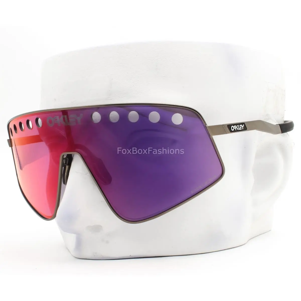 Sutro TI Sweep Sunglasses Matte Gunmetal Titanium Prizm Road OO6025-03 by Oakley