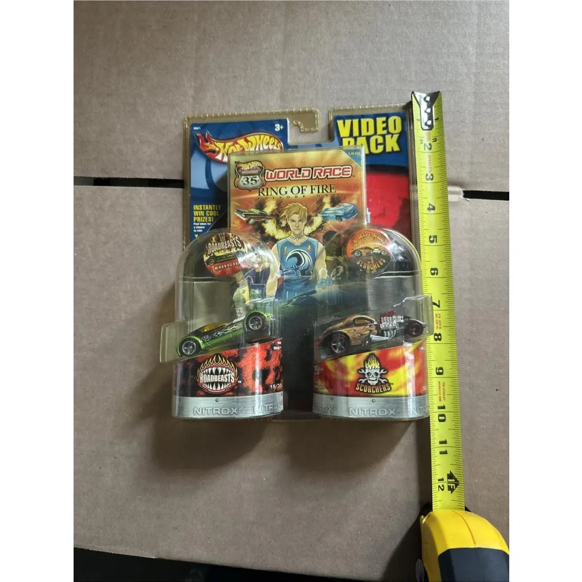 Hot Wheels Highway 35 World Race Ring Of Fire Episode 1 Vhs Roadbeasts Scorchers