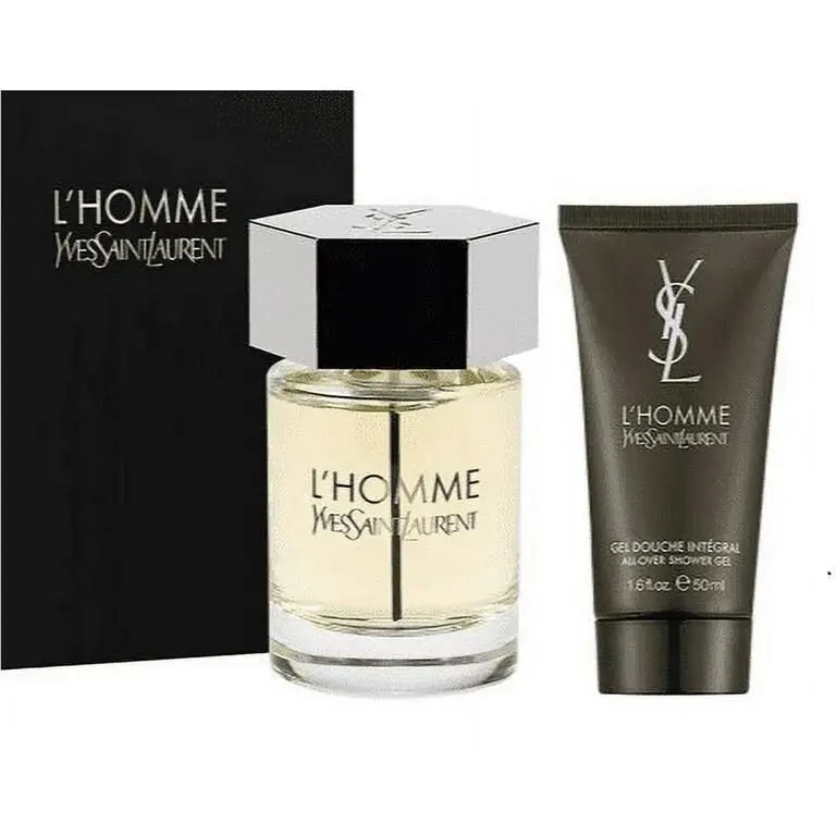 L`homme  Men 2 Pcs Set 3.3 oz Edt Spray 1.6 oz Shower Gel by Yves Saint Laurent