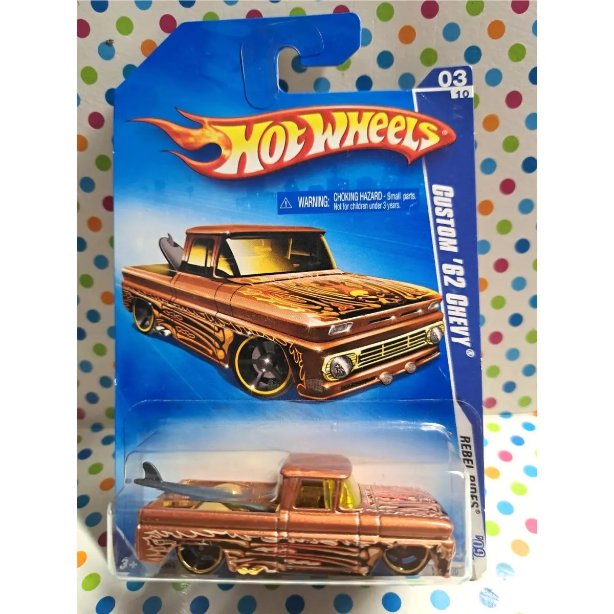 Hot Wheels Rebel Rides `09 Custom `62 Chevy
