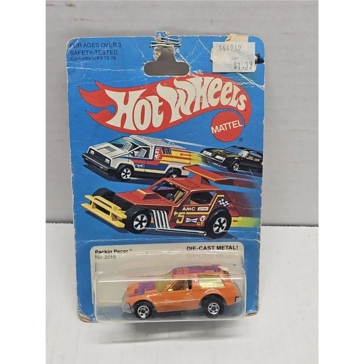 Vintage 1979 Hot Wheels Packin Pacer Orange 2015
