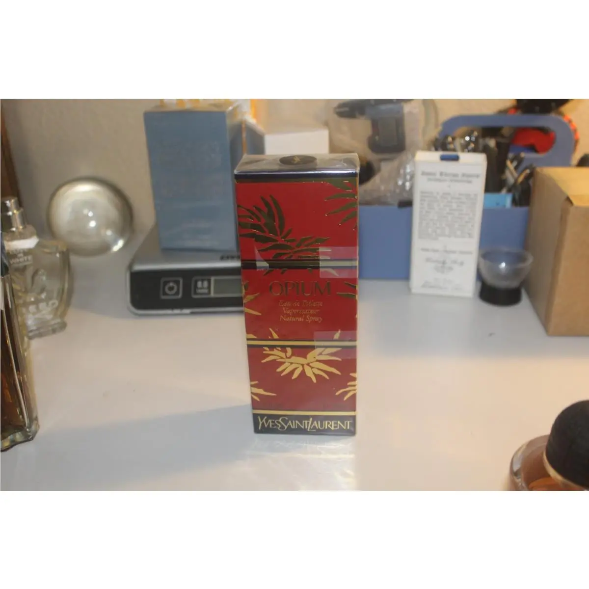 Box Vintage Collectible Opium  Eau de Edt 100ml 3.4 oz by Yves Saint Laurent