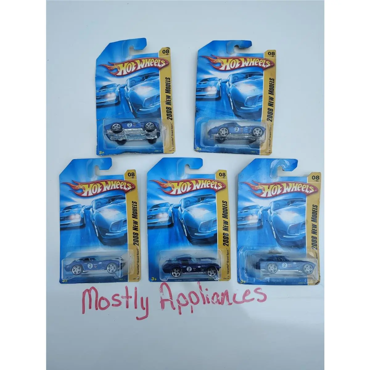 Hot Wheels Corvette Grand Sport Black 2008 Models Series 08/10