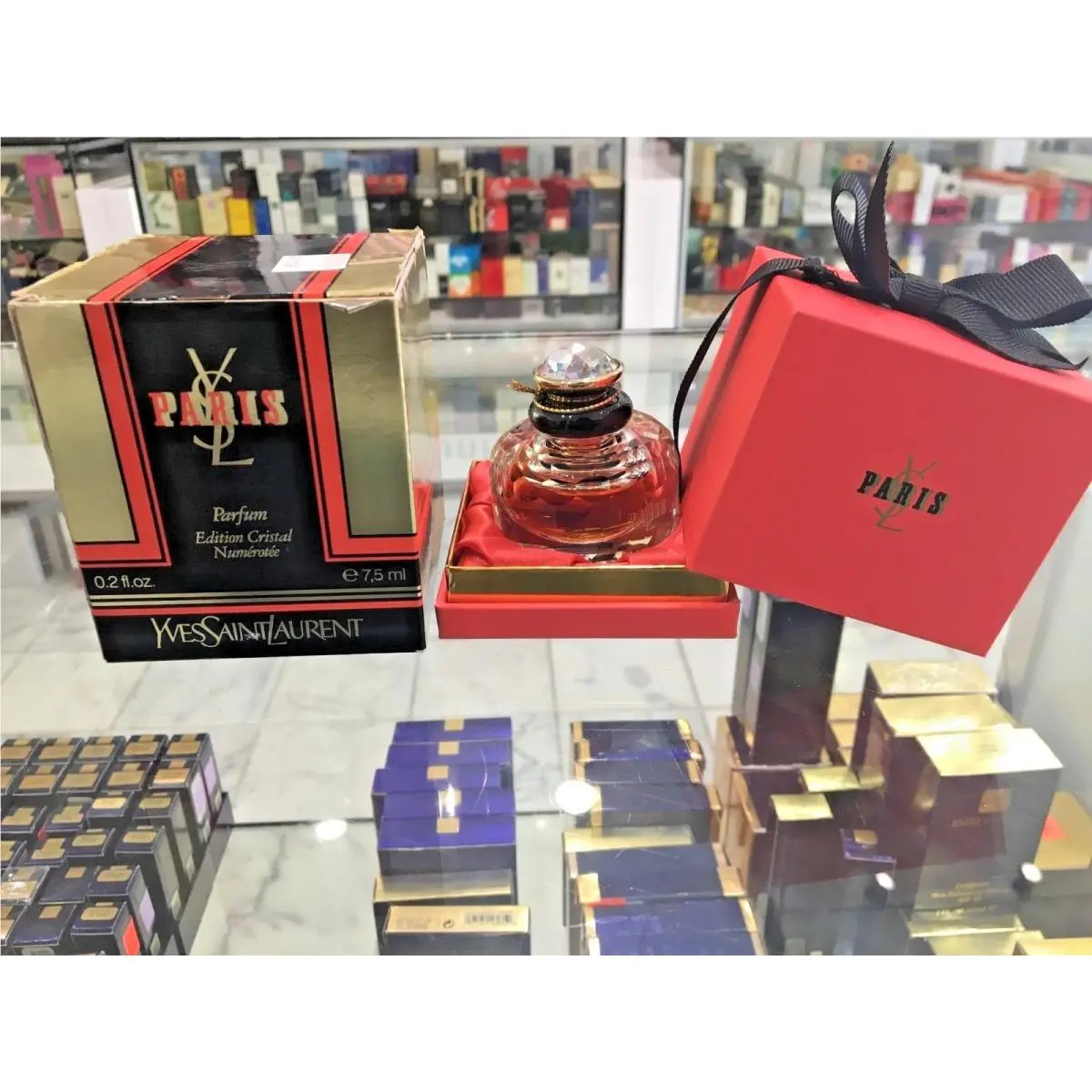 Ysl Paris Parfum Llimited Crystal Edition 7.5 ml Splash by Yves Saint Laurent