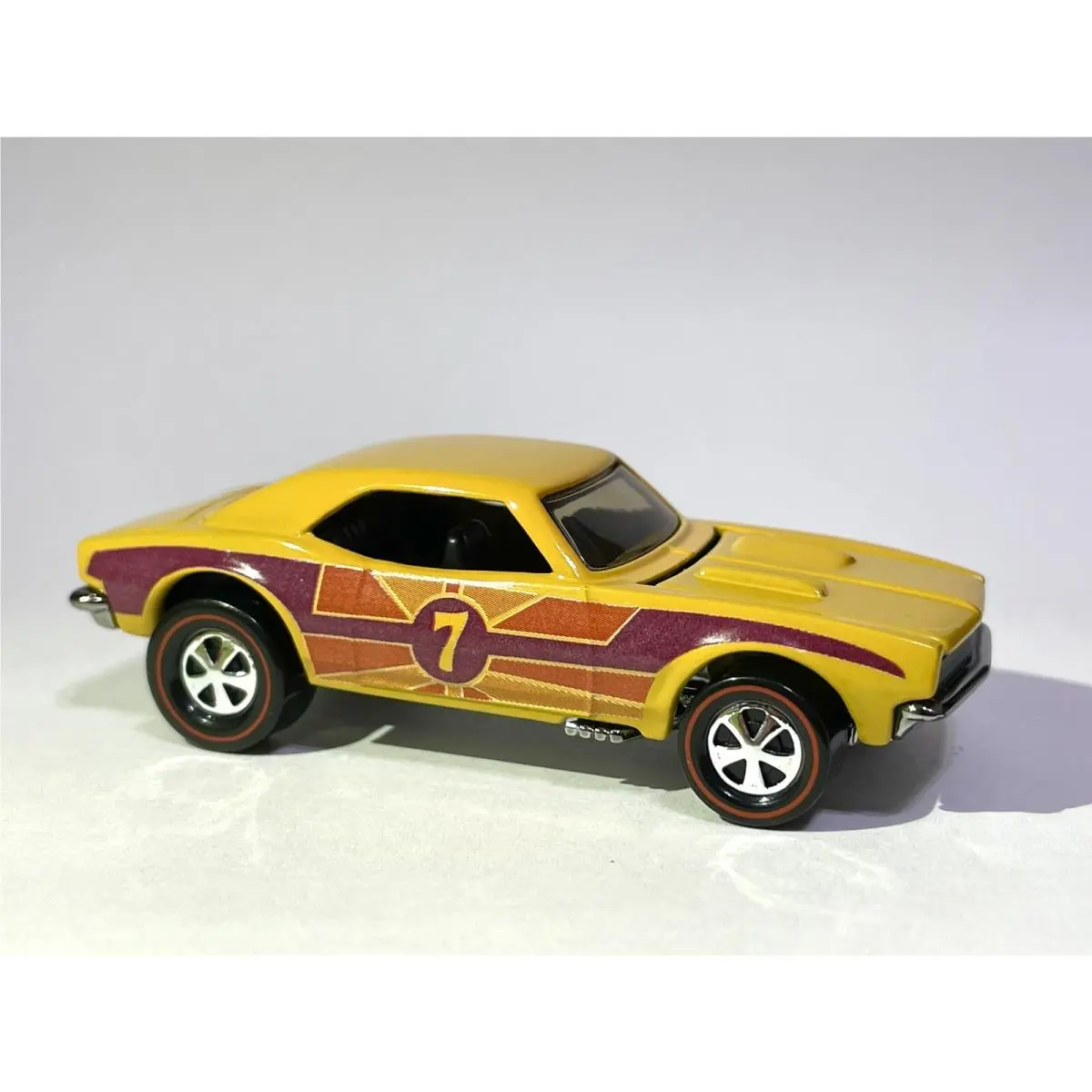 Hot Wheels “custom Camaro” Heavy Chevy Custom Made Redline Gloss Yellow
