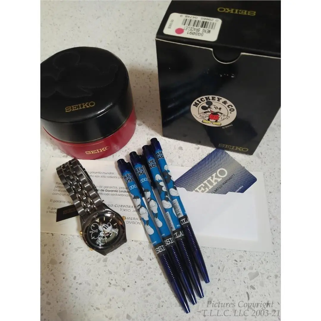 Vintage SGS091  Ana-digi Mickey Mouse Watch  SGS091 Watch by Seiko
