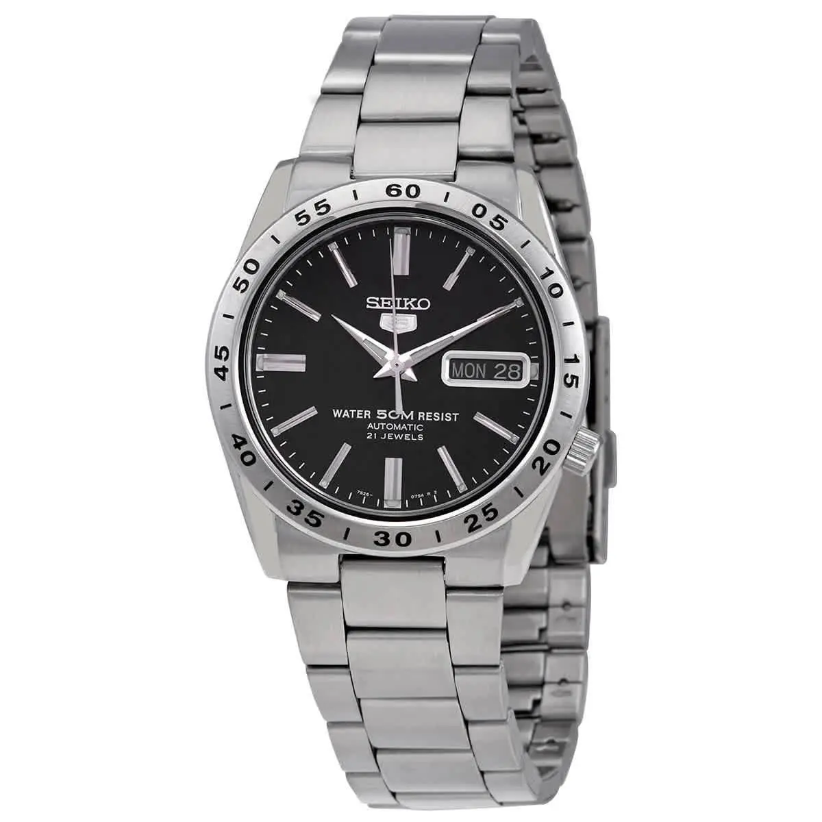 Seiko 5 Automatic Black Dial Men`s Watch SNKE01K1