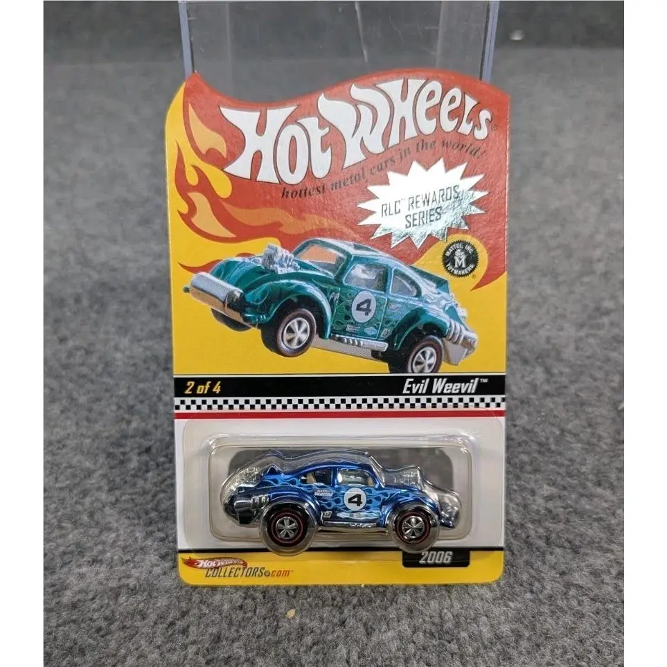 Hot Wheels Red Line Club Rlc Rewards Series 2/4 Evil Weevil Blue