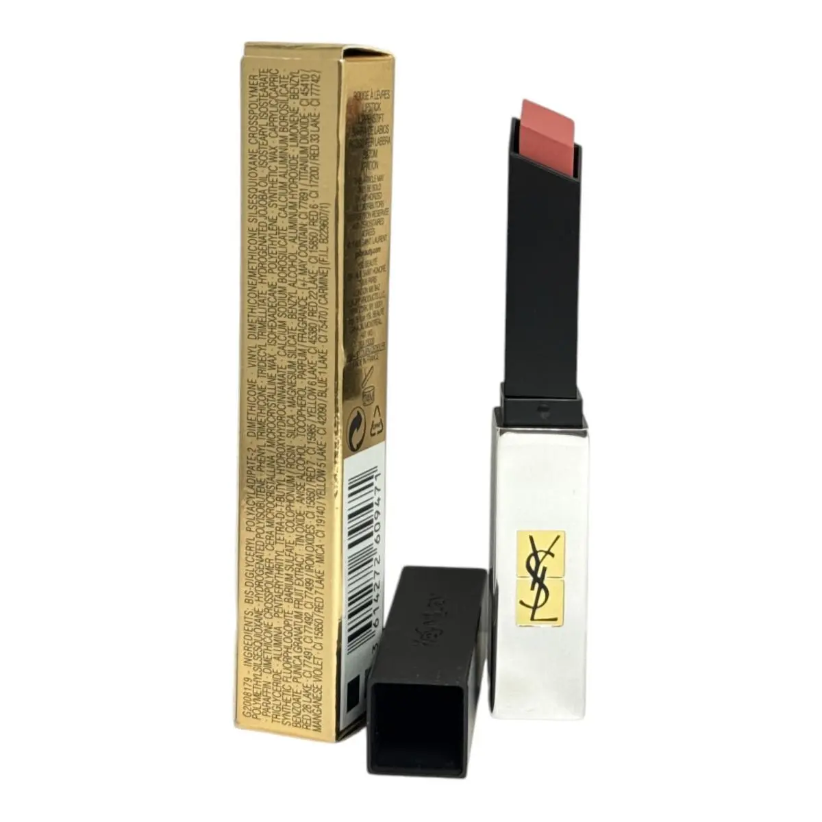 Ysl Rouge Pur Couture The Slim Sheer Matte Lipstick 0.07oz/102 Rose Naturel by Yves Saint Laurent