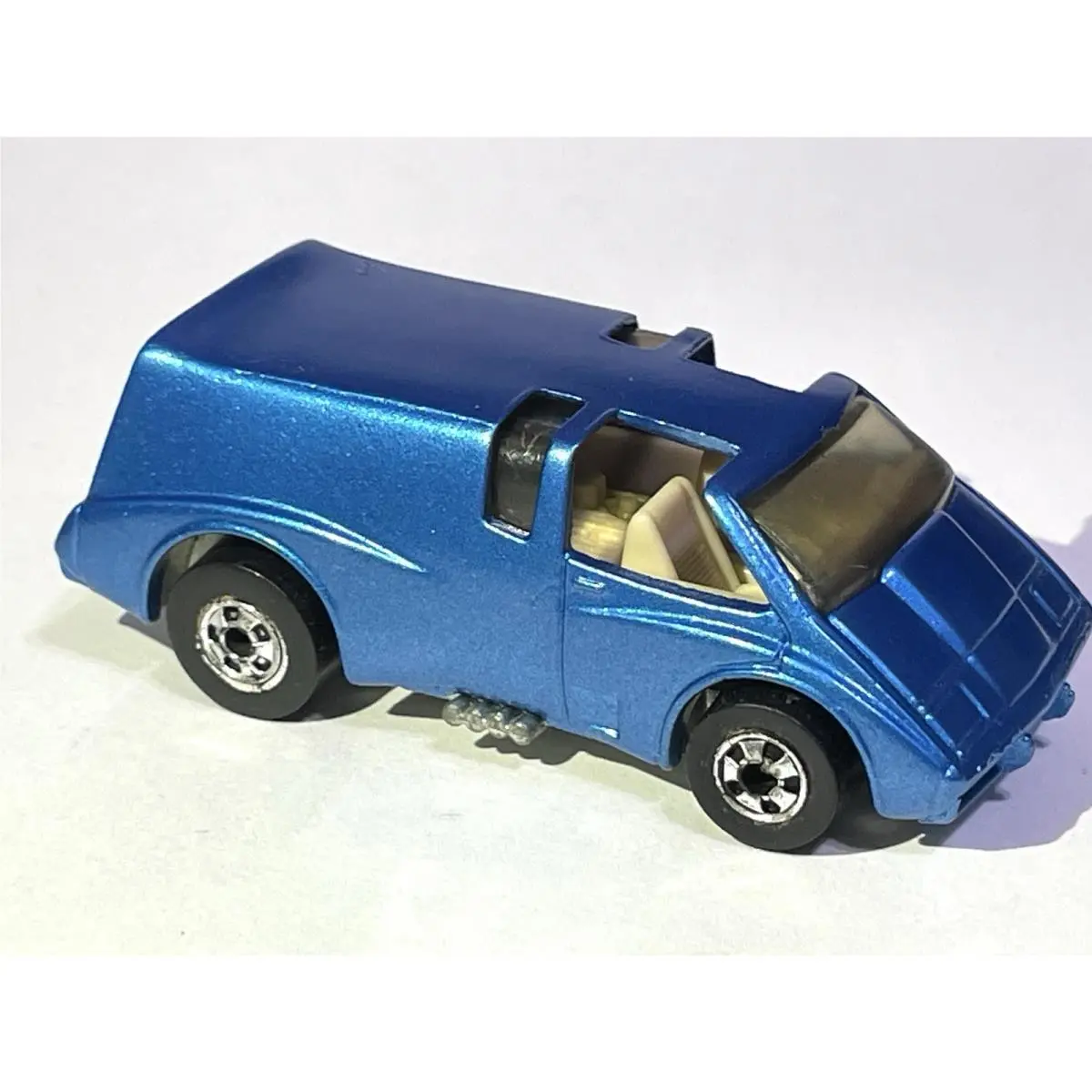 Vintage 1979 Custom Made Hot Wheels Vette Van Hirakers Metallic Blue Diecast Car