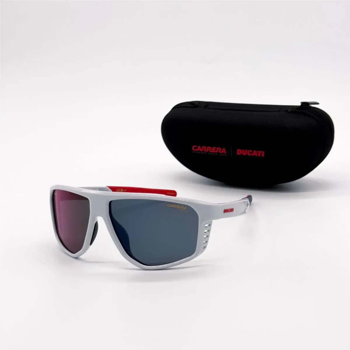 Carrera Carduc 051/S 268/Z0 White Gray Shield Unisex Sunglasses