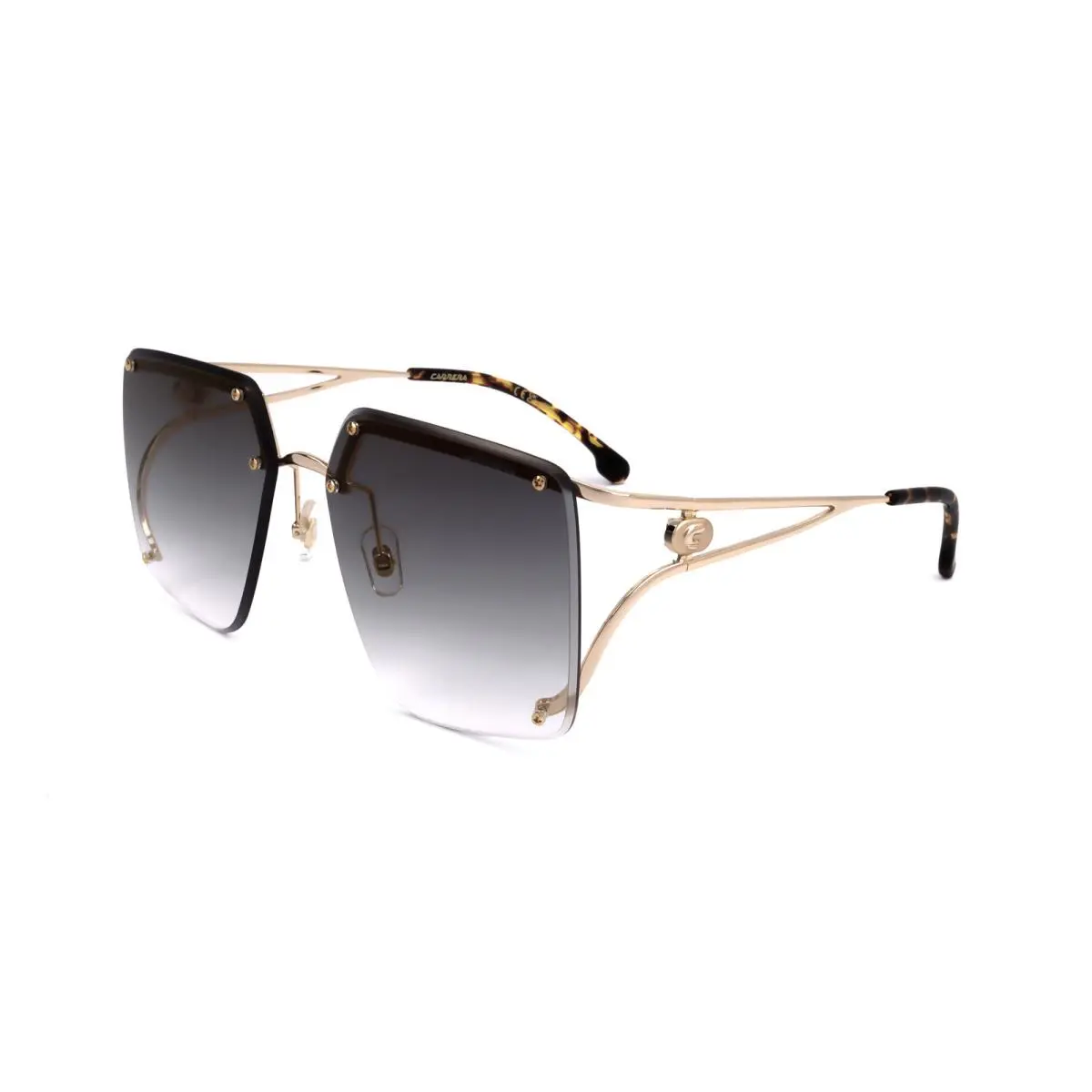 Women`s 60 mm Grey Gold Sunglasses CARRERA3041-S-FT3-60 by Carrera