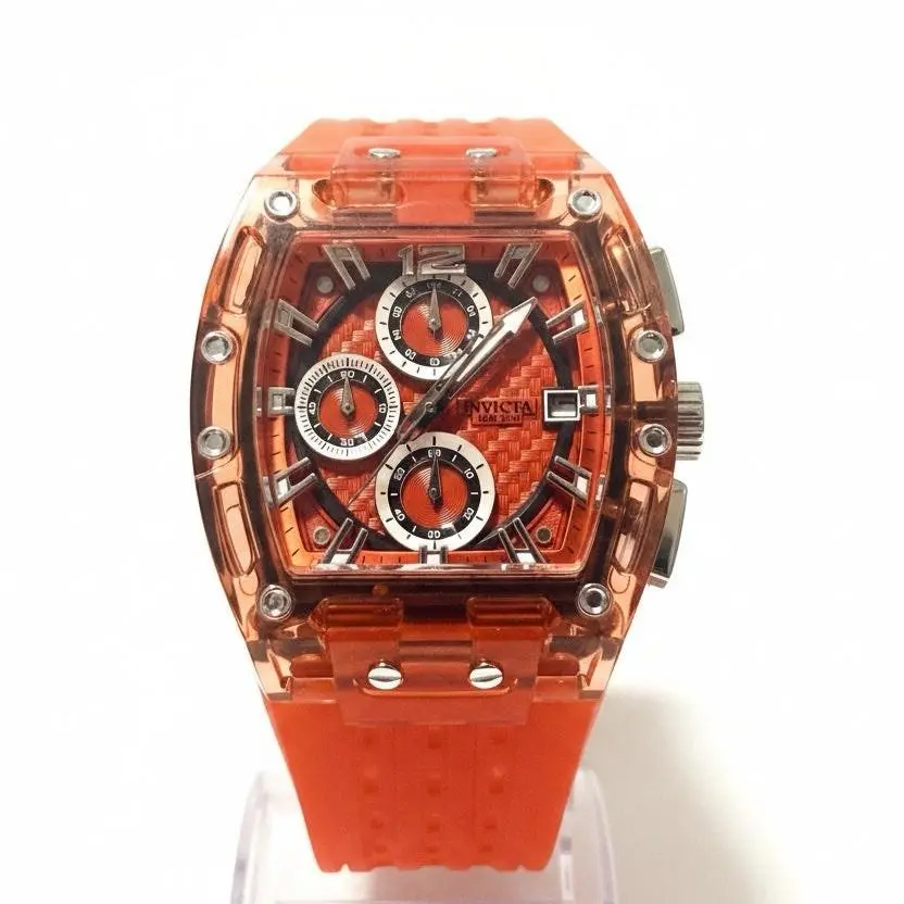 Invicta S1 Rally 70142 Mens 42mm Red Carbon Fiber Chronograph Quartz Watch