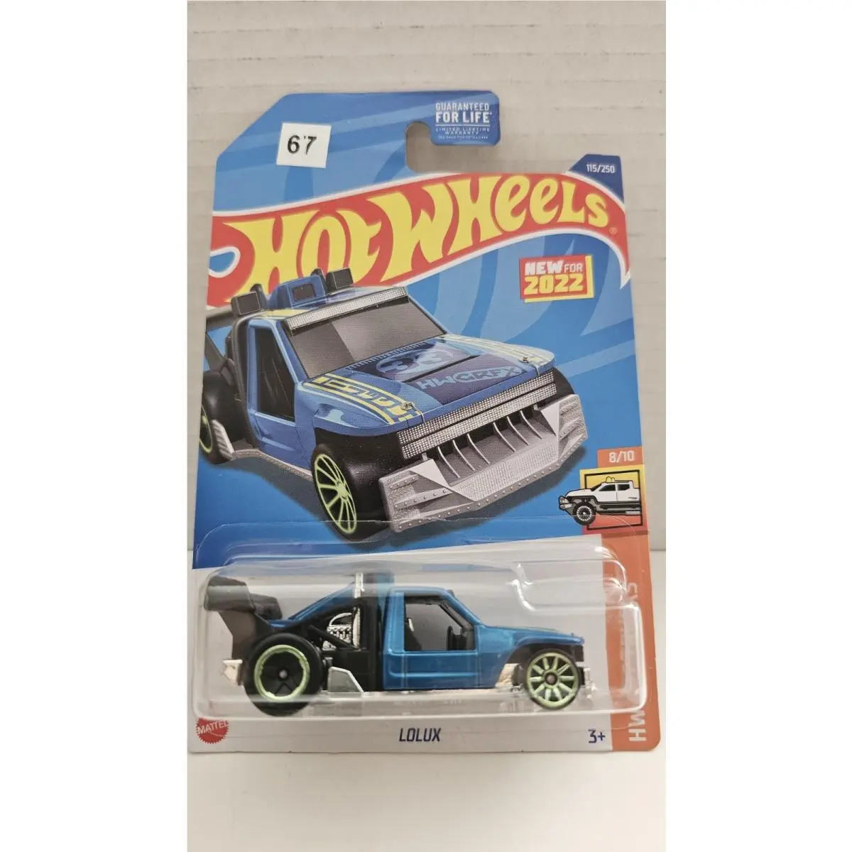 Hot Wheels HW Hot Trucks Lolux 8/10 Car Diecast 1:64 Scale Model Kit Plastic