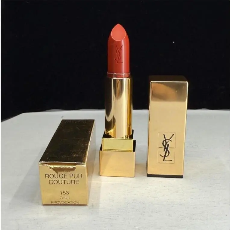 Ysl Lipstick Rouge Pur Couture Satiny Radiance 153 Chili Provocation 0.13 oz by Yves Saint Laurent