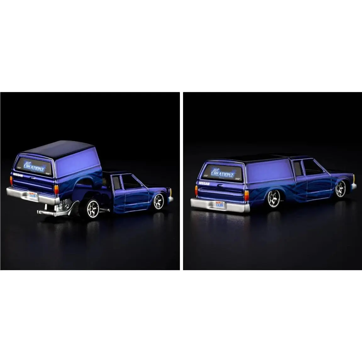 2026 Hot Wheels Rlc 1986 Nissan 720 King Cab Blue Red Line Club Bed Dancer