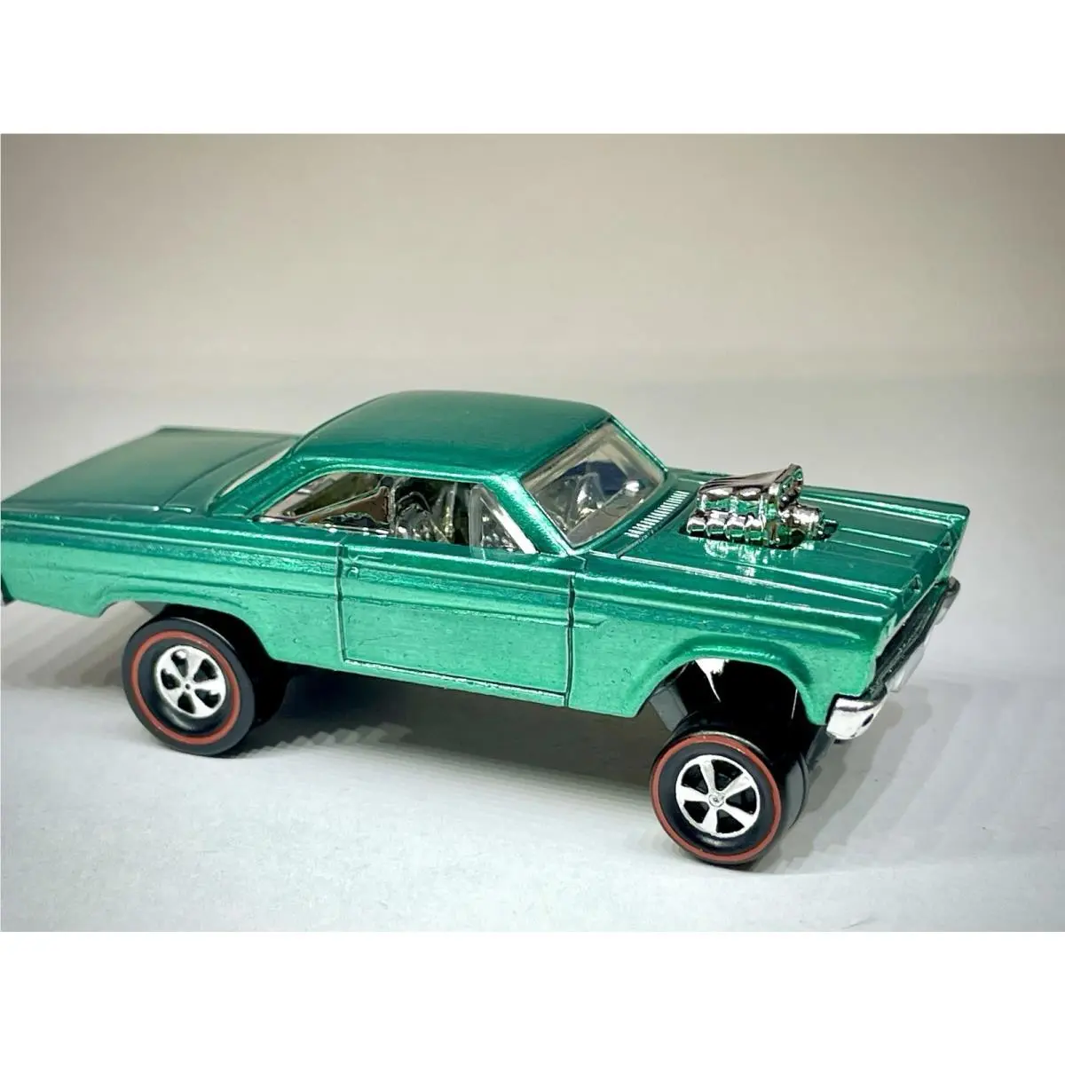 Hot Wheels `65 Mercury Comet Cyclone Gasser Custom Spectraflame Green Redline