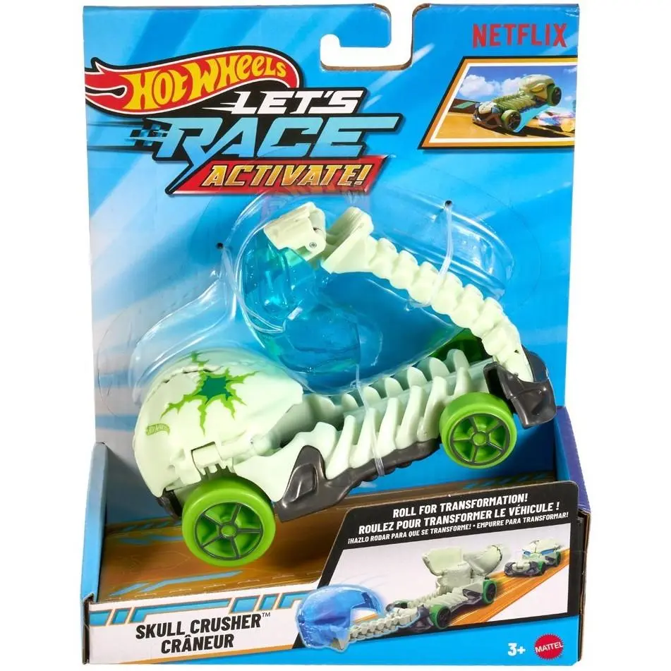 Hot Wheels Let`s Race Activate Skull Crusher Vehicle