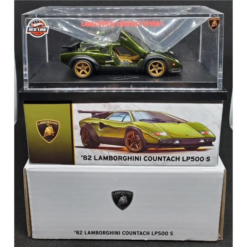 Hot Wheels Rlc ’82 Lamborghini Countach LP 500 S Spectraflame Olive