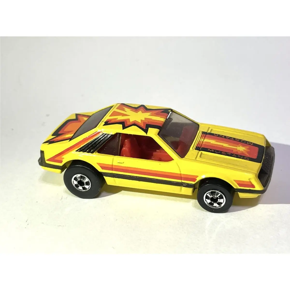 Vintage 1979 Hot Wheels Hot Ones Turbo Mustang Cobra Yellow