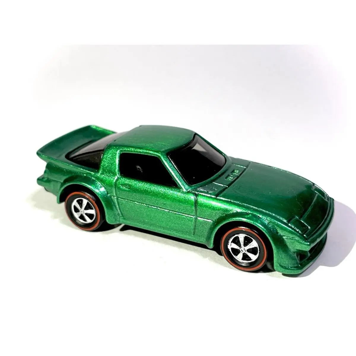 Hot Wheels Custom Made Metallic Green Pearl Mazda Rx7 Rx-7 Redline