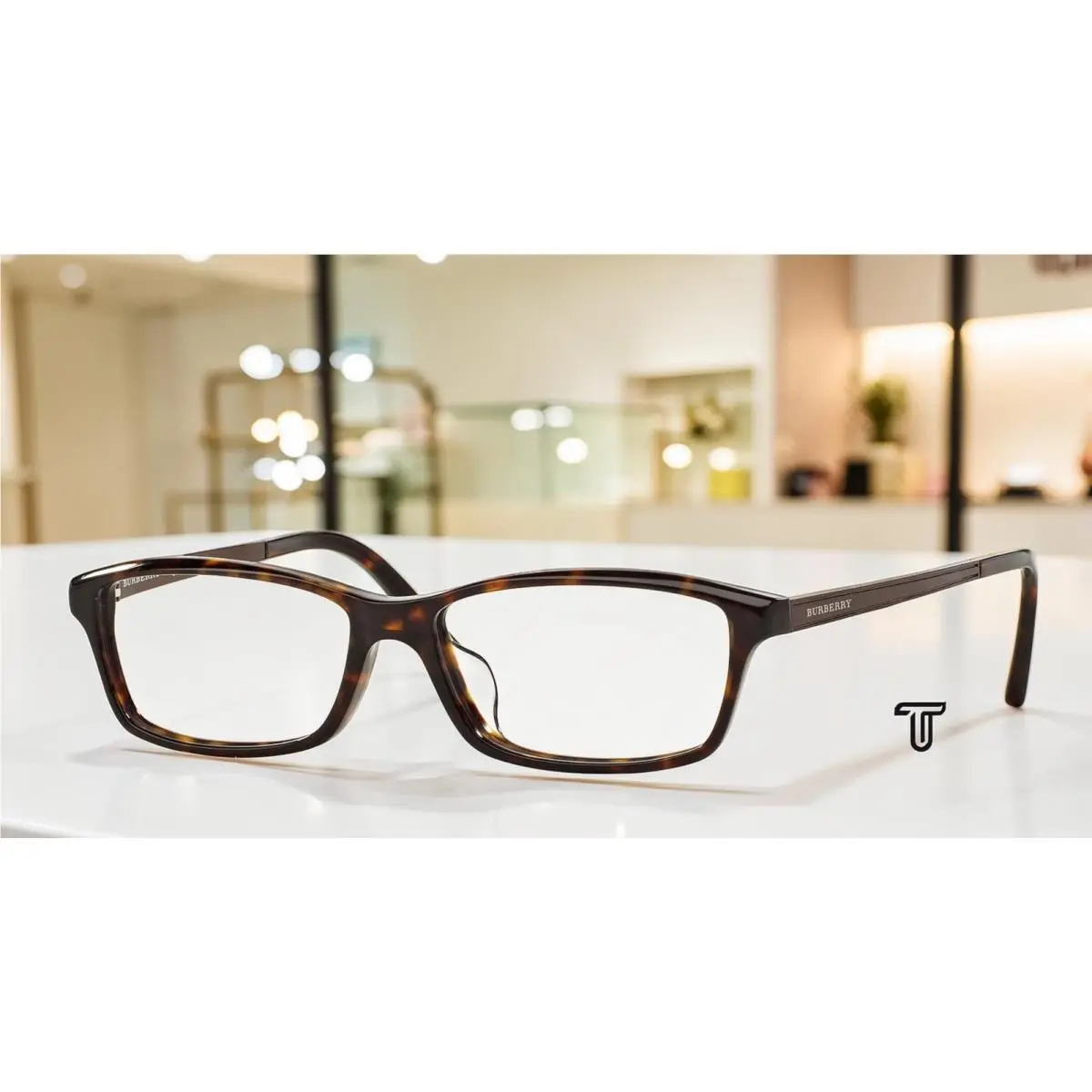 Burberry BE2217D 3002 Dark Havana Demo Lens 55 mm Men`s Eyeglasses