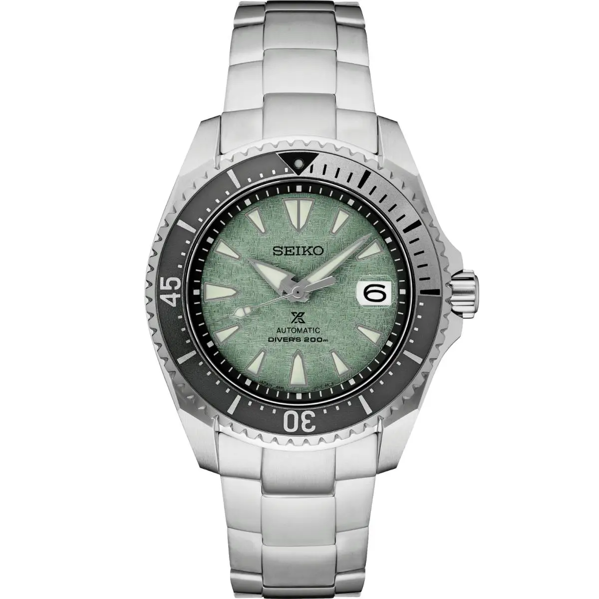 Seiko Prospex Auto U.s. Special Ed. Green Dial Men`s Watch SPB349