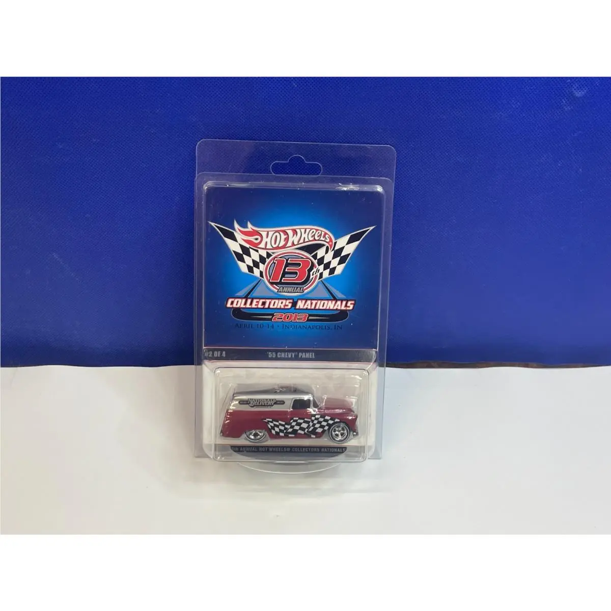 Hot Wheels 1/64 13TH Annual Nationals 1955 Chevy Panel 765 W/ Protecto