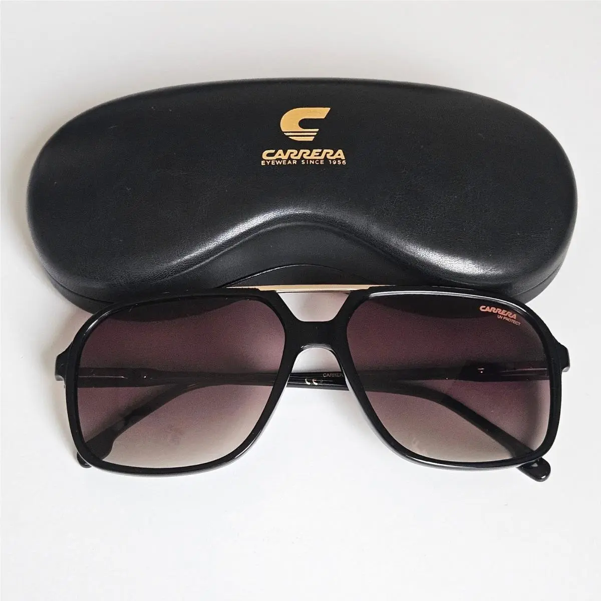 Carrera Unisex Black Pilot Sunglasses