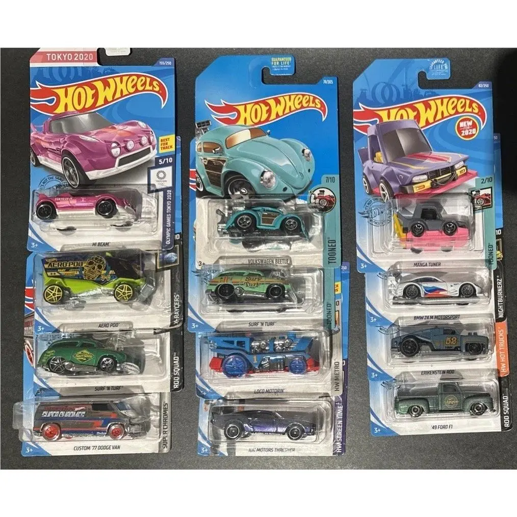 Hot Wheels Set of 12 Miscellaneous 2017 Collectible ￼