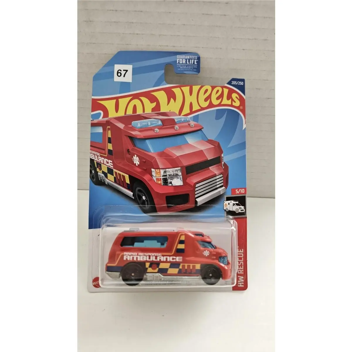 Hot Wheels HW Rescue HW Rapid Response 5/10 Car Diecast 1:64 Scale Model Kit