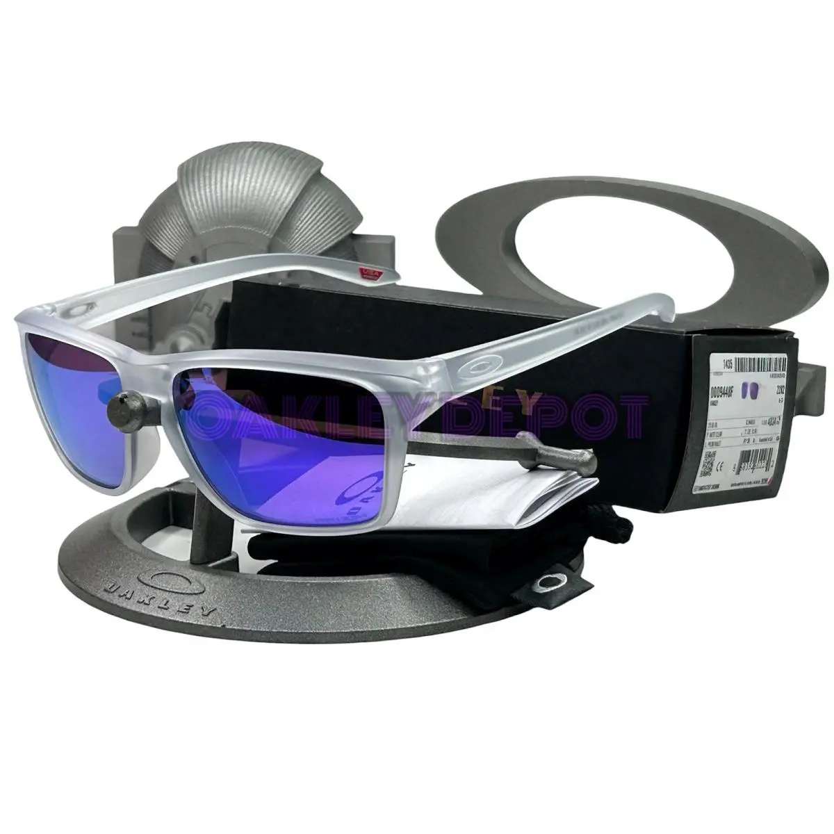 Sylas 009448F Matte Clear/prizm Violet Asian Fit Sunglasses 101 by Oakley