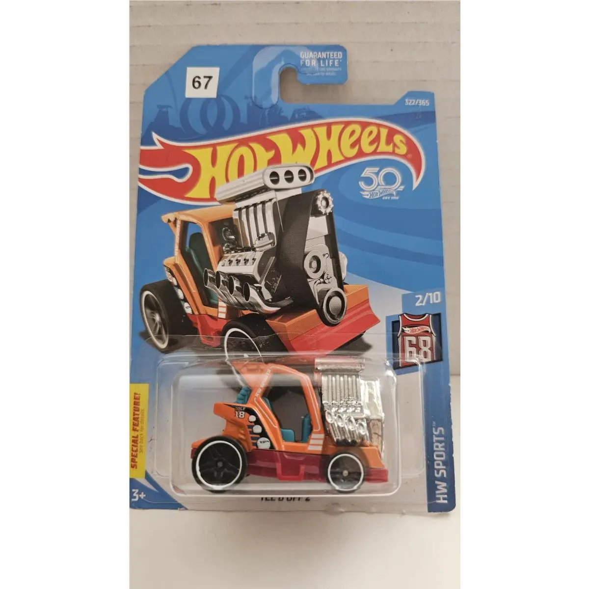 Hot Wheels HW Sports Tee`d Off 2 2/10 L6160 Car Diecast 1:64 Scale Model Kit