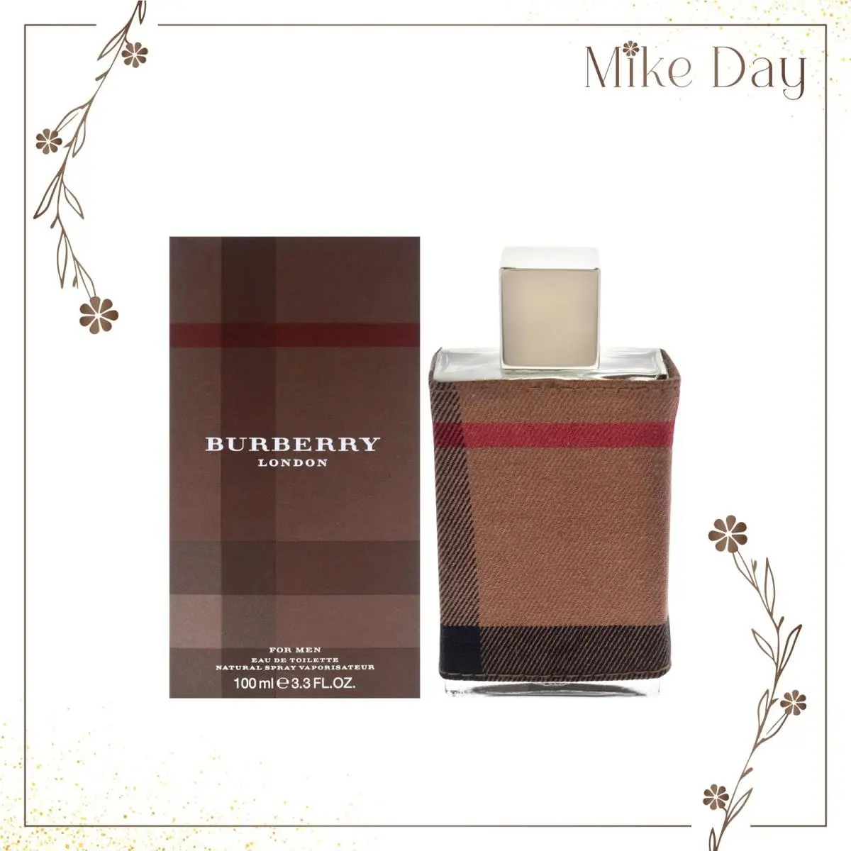 Burberry London Eau de Toilette Spray 3.3 oz Men`s Fragrance