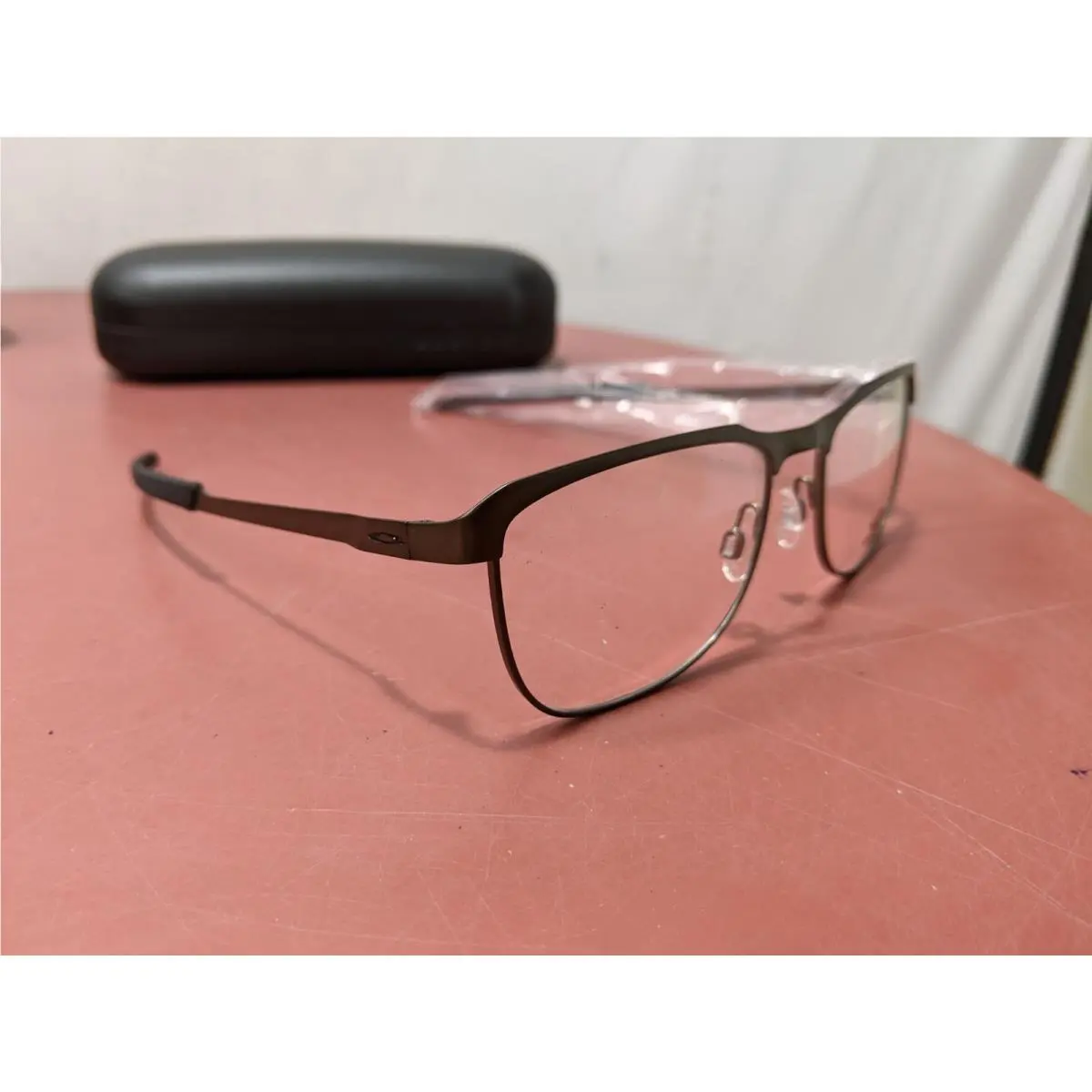 Mens Ox3244 Tail Pipe Rectangular Prescrip Eyewear Frames by Oakley
