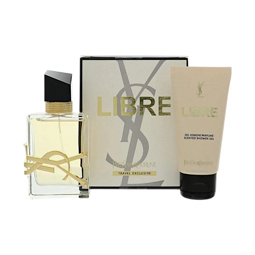 Libre by Yves Saint Laurent Travel Set 1.6 Oz Eau De Parfum Sp 1.6 Oz S/gel