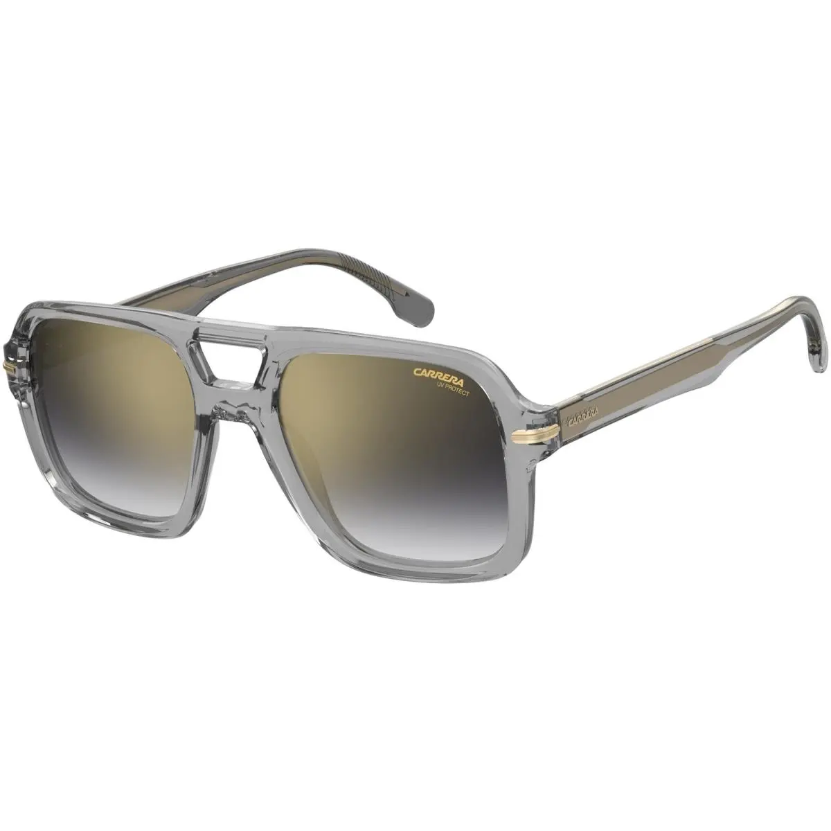 Carrera Men`s Grey Navigator Sunglasses w/ Gradient Mirror Lens - CA317S-0KB7-FQ