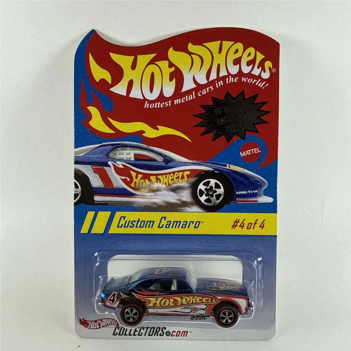 Hot Wheels Ed Watts Race Team Series Custom Camaro Blue L21