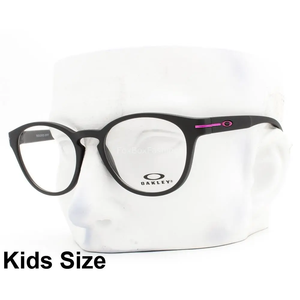 Youth Fit Round Off Eyeglasses Glasses OY8017-0148 Black 48mm Kids Size by Oakley