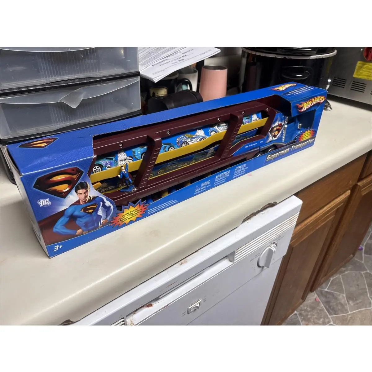 2006 Hot Wheels Batman Heroes Series Batmobile Transporter Mattel Rare Semi